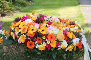 Open Funeral Wreath